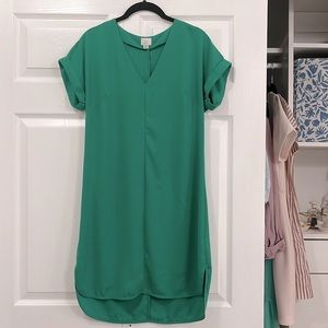 A New Day Emerald Green Light Casual Dress